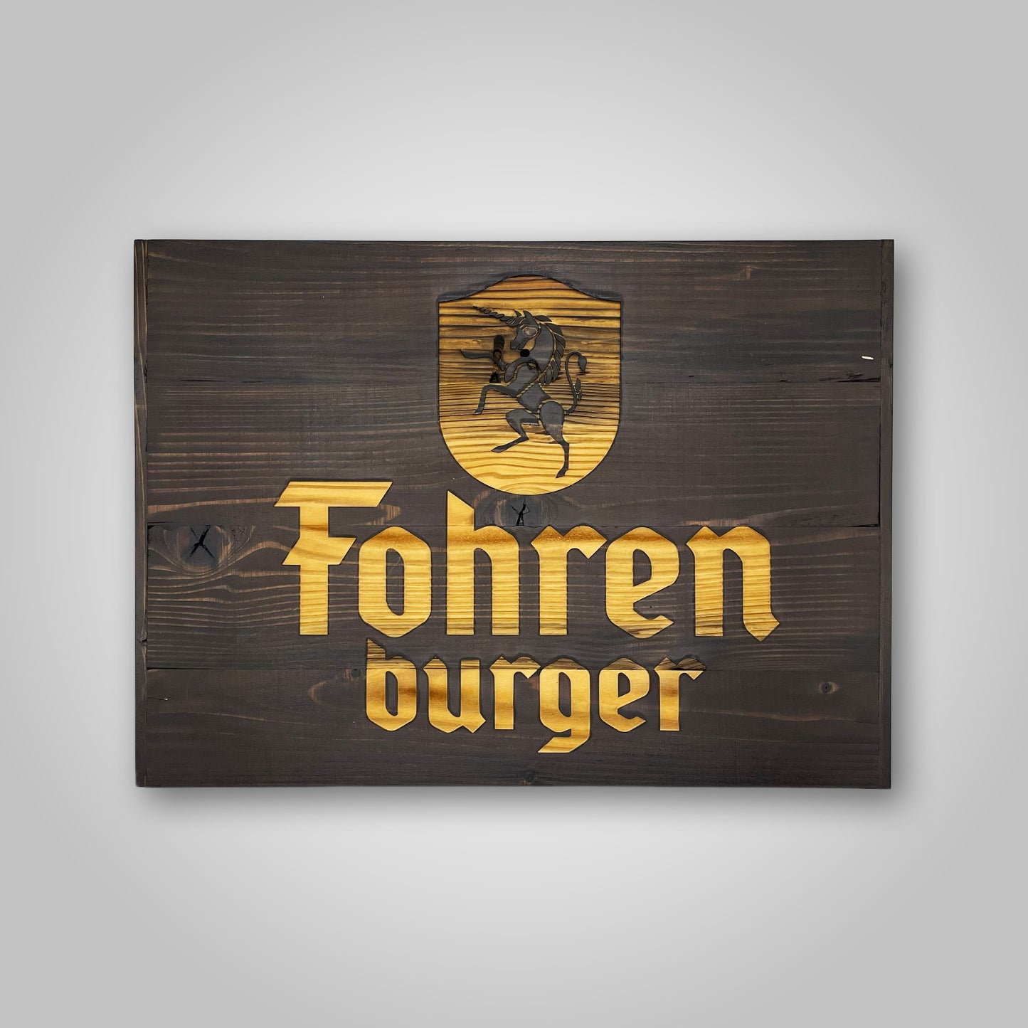 Fohrenburger Holzschild